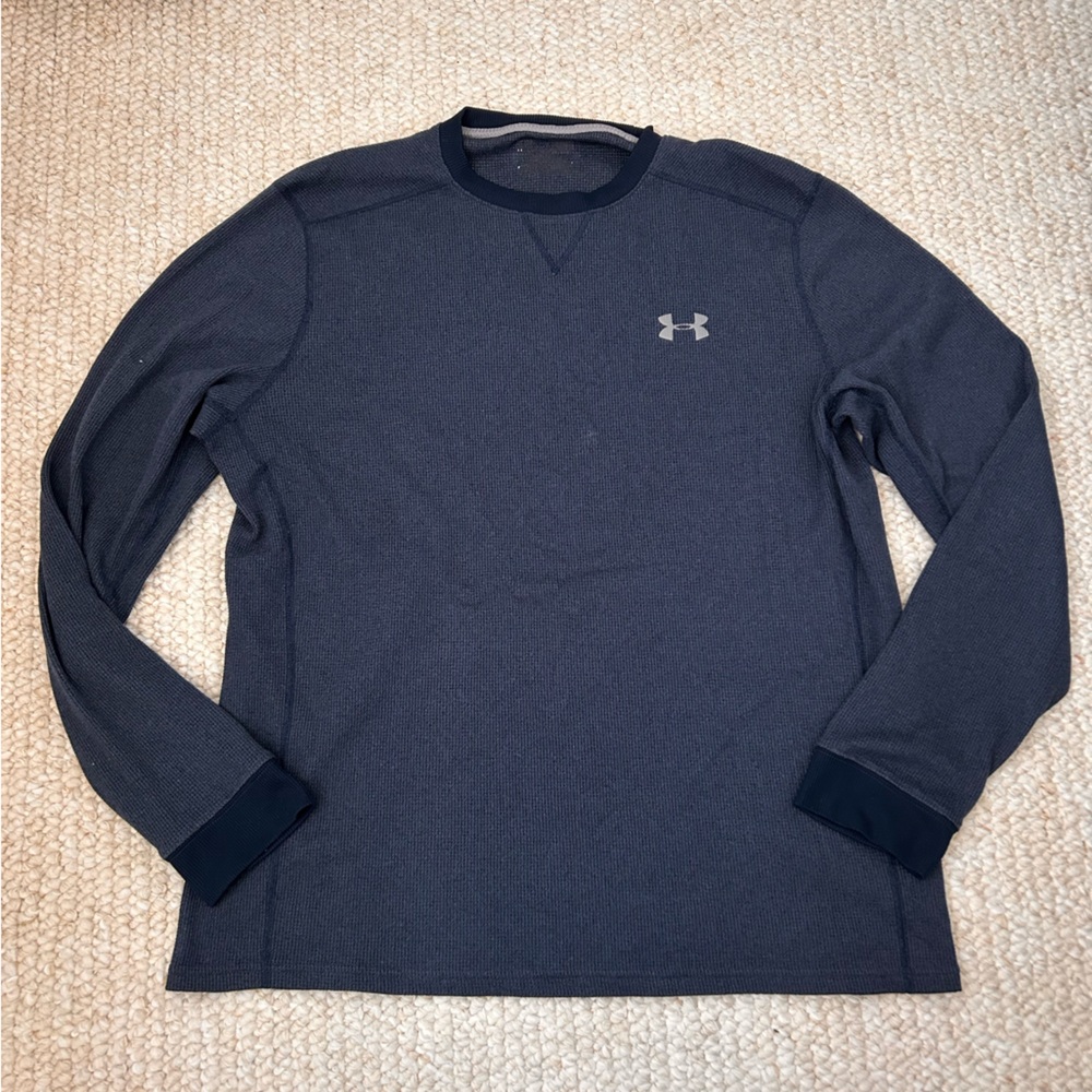 Men’s Under Armour Navy Long Sleeve Shirt